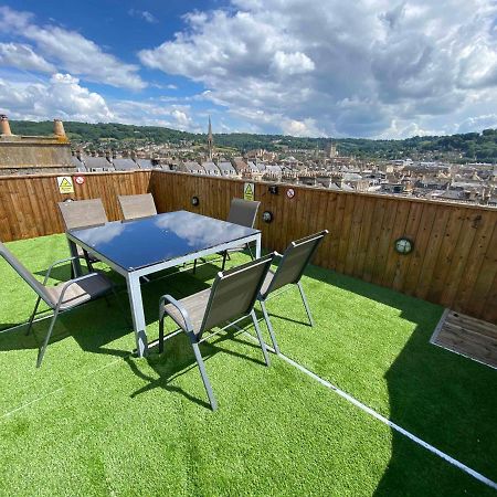 Bath Roof Terrace Apartment, City Centre, Sleeps Up To 8 Exteriér fotografie