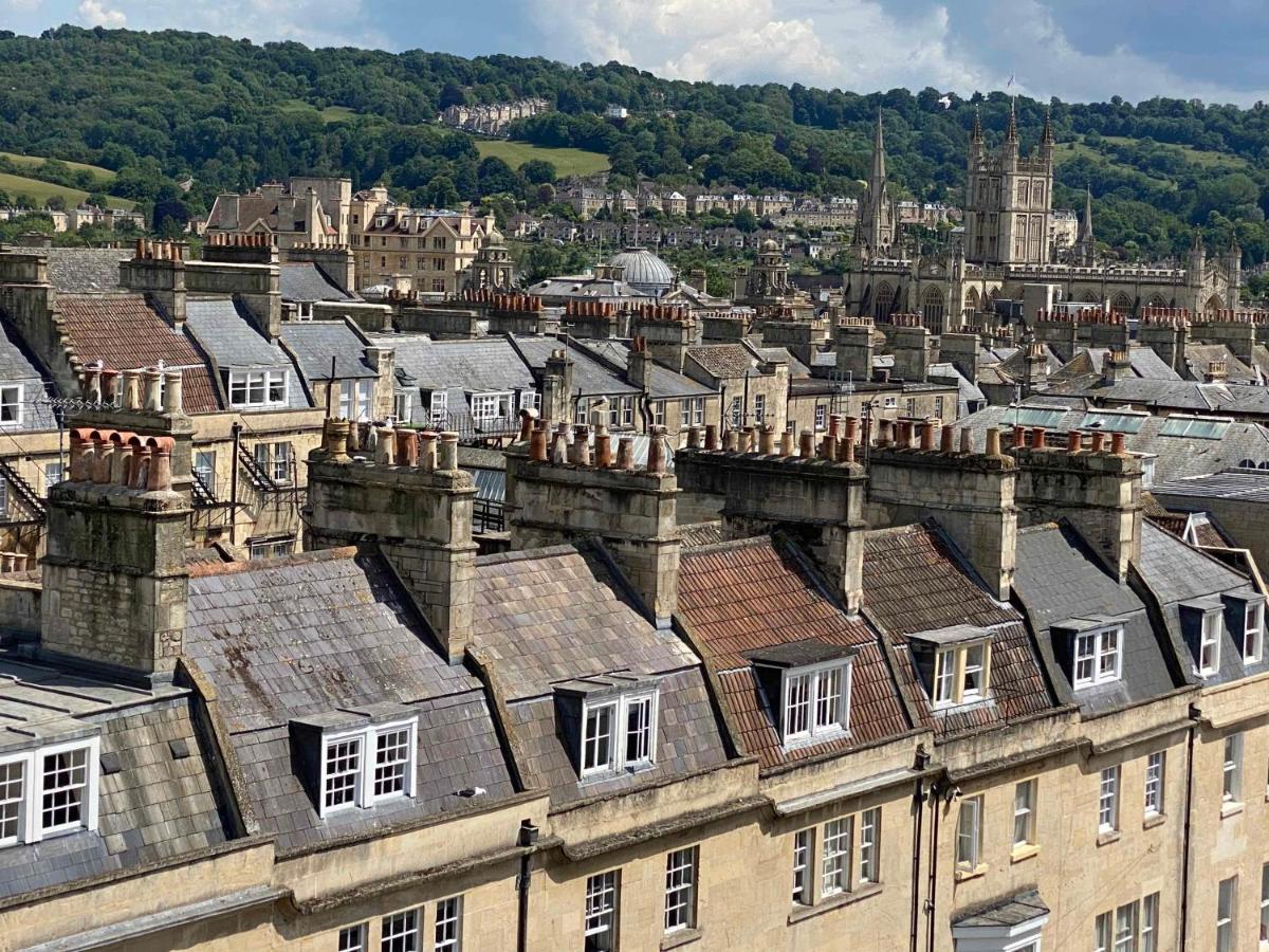 Bath Roof Terrace Apartment, City Centre, Sleeps Up To 8 Exteriér fotografie
